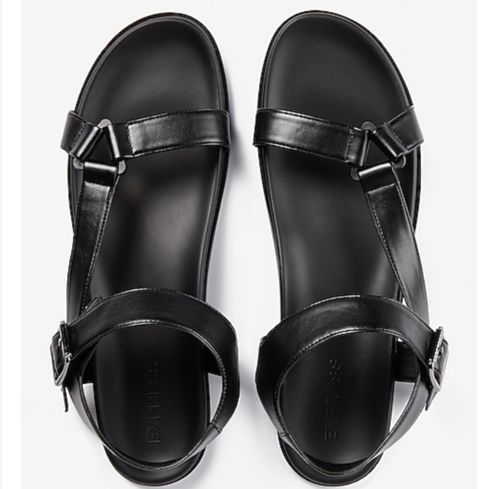 Express Strappy Buckle Sandals
